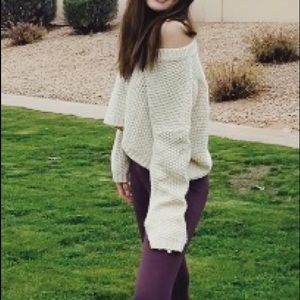 Pacsun white sweater